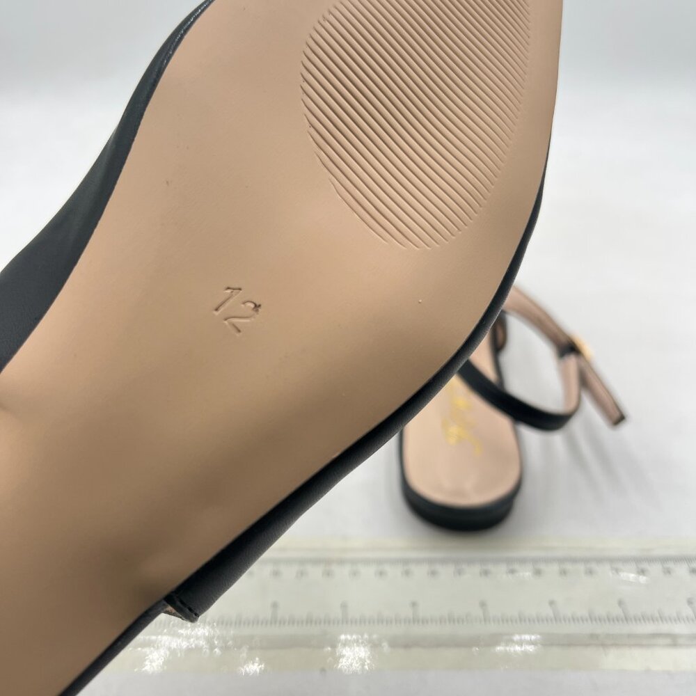 Chic Black Slingback Flats - Picture 6 of 8